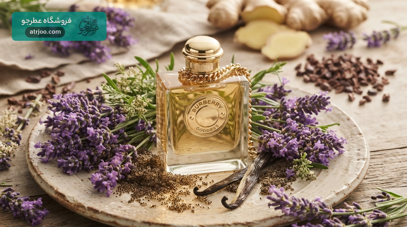 Burberry perfume bottle lavender